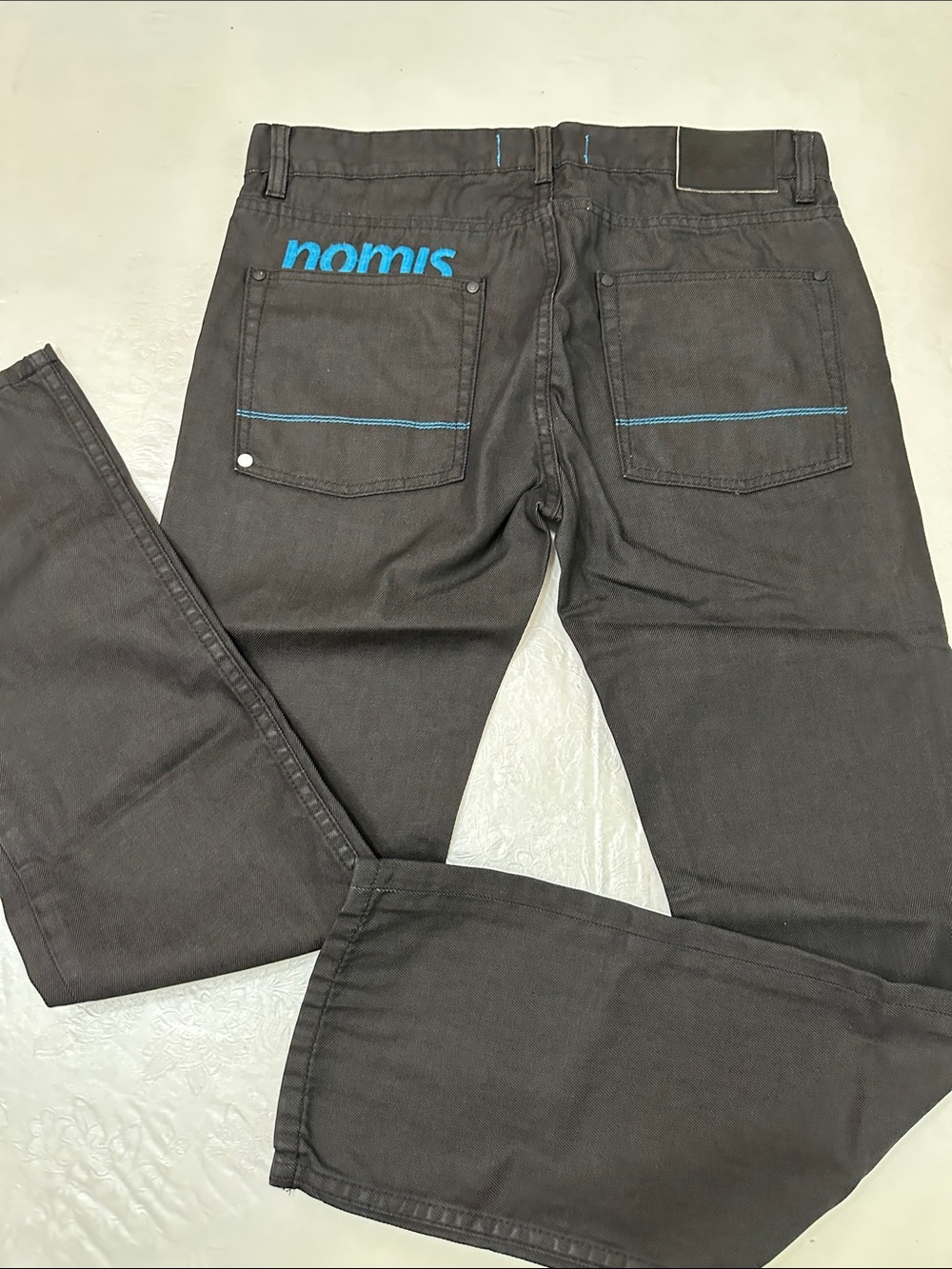 Nomis 36 x31 SLICK DENIM JEAN - Black wash